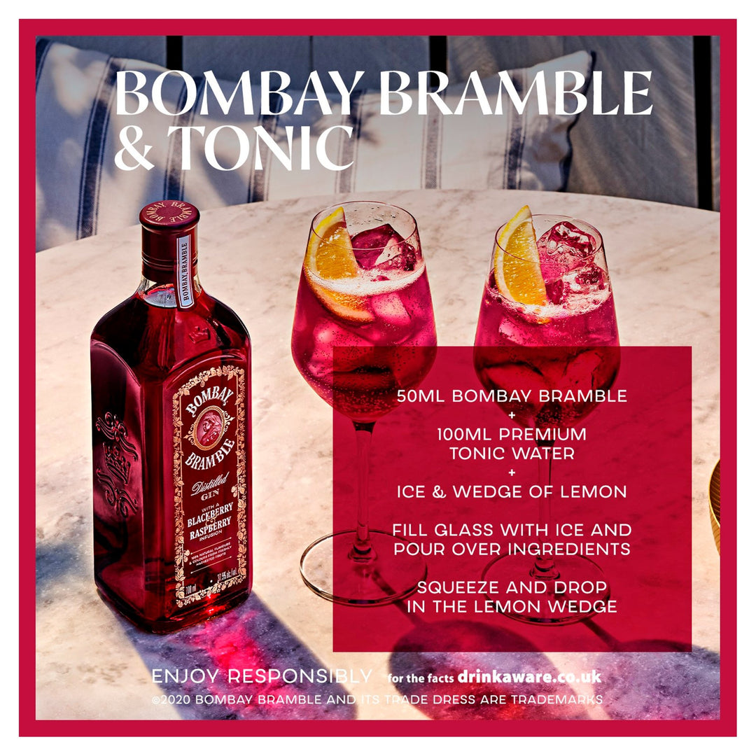 Bombay Bramble Blackberry & Raspberry Gin 70cl