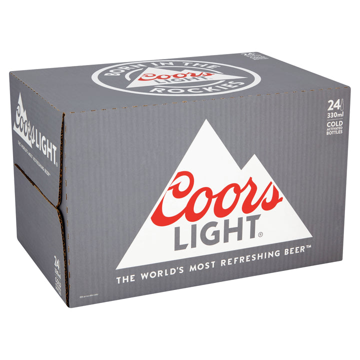 Coors Light Lager 24 x 330ml