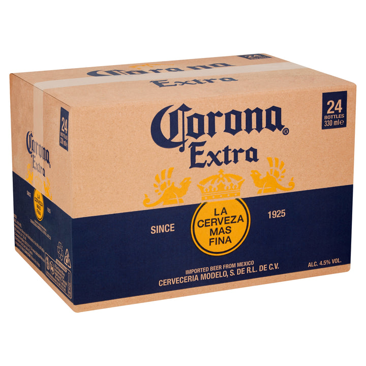 Corona Extra Lager Beer Bottles 24 x 330ml