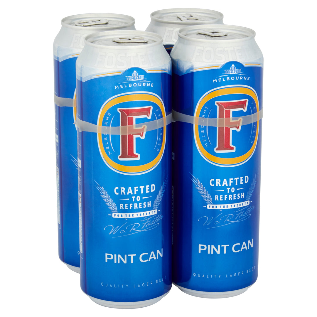 Foster's Lager Beer 24 x 568ml Pint Cans