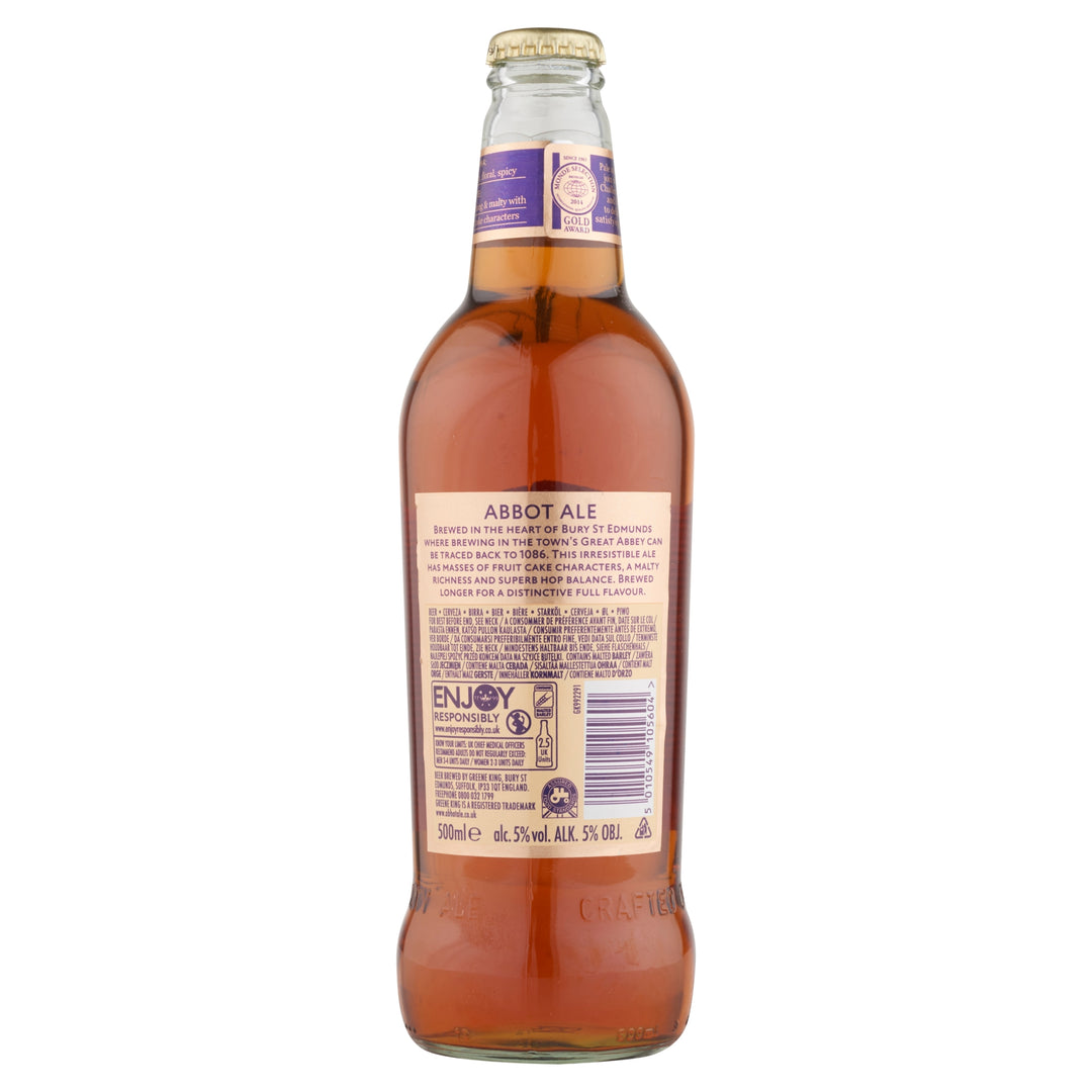Greene King Abbot Ale 500ml Bottle