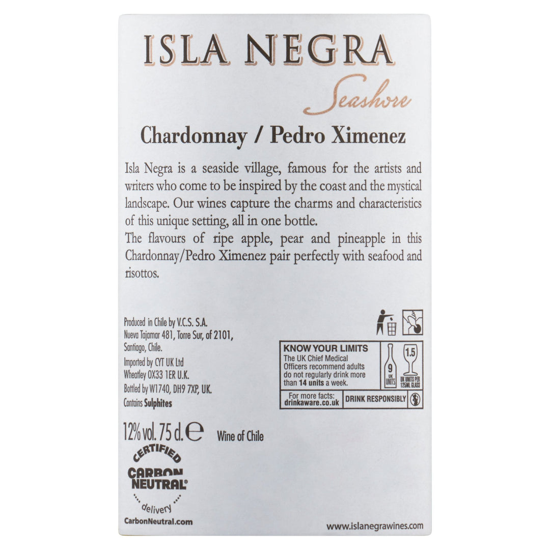 Isla Negra Seashore Chardonnay Pedro Ximenez 75cl