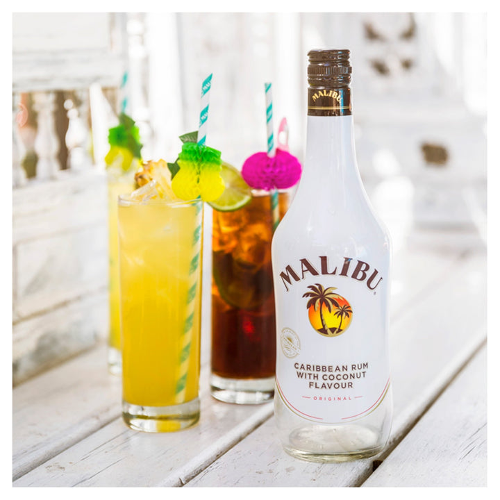 Malibu Original Caribbean White Rum with Coconut Flavour 35cl - Rum - Discount My Drinks