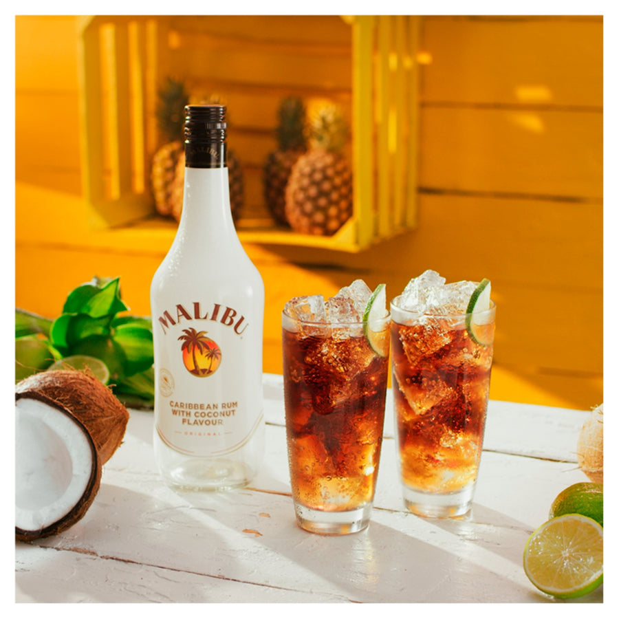 Malibu Original Caribbean White Rum with Coconut Flavour 70cl - Rum - Discount My Drinks