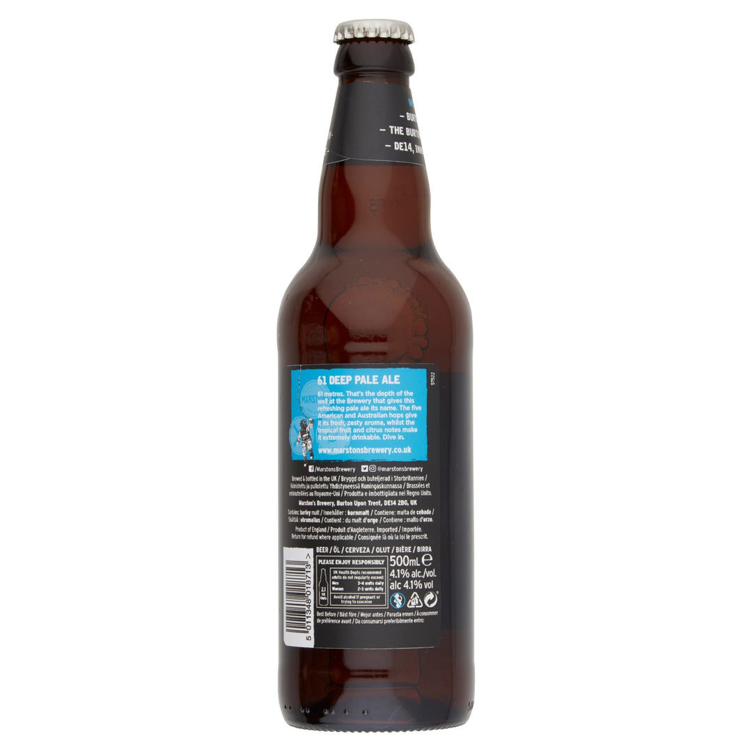 Marston's 61 Deep Pale Ale 500ml - Ale - Discount My Drinks