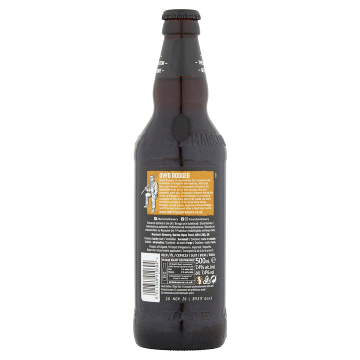 Marston's Owd Rodger Strong Dark Ale 500ml - Ale - Discount My Drinks