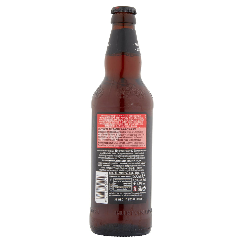 Marston's Pedigree Amber Ale 500ml - Ale - Discount My Drinks