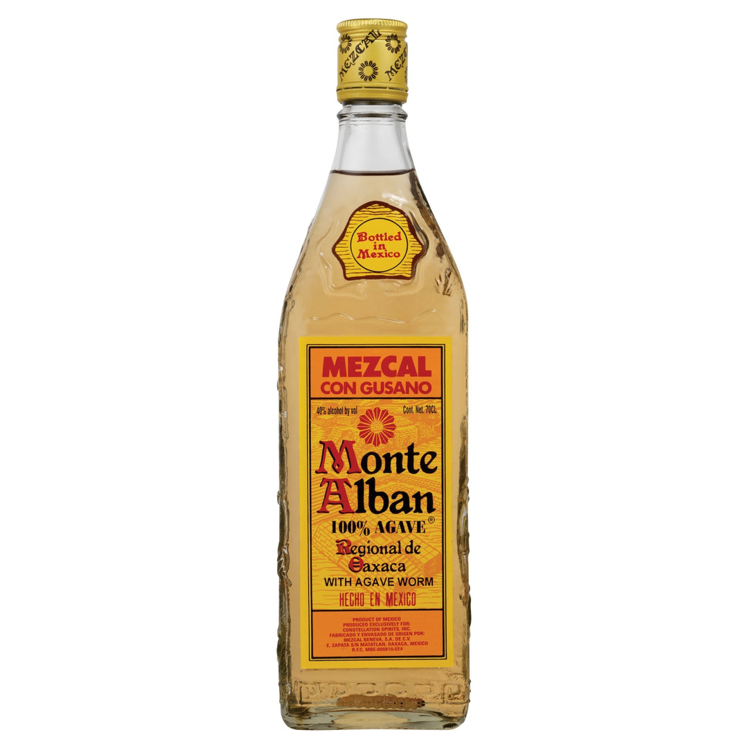 Monte Alban Mezcal con Gusano 70cl - Liqueur - Discount My Drinks