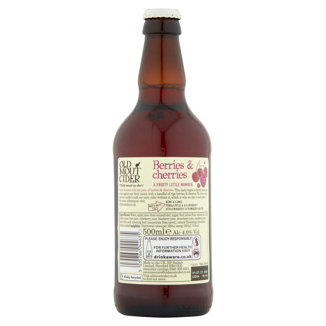 Old Mout Cider Berries & Cherries 500ml - Cider - Discount My Drinks