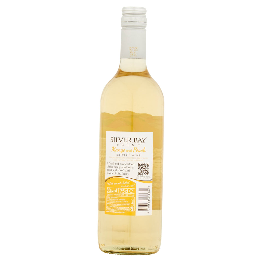 Silver Bay Point with Mango & Peach 75cl - Wine - Discount My Drinks