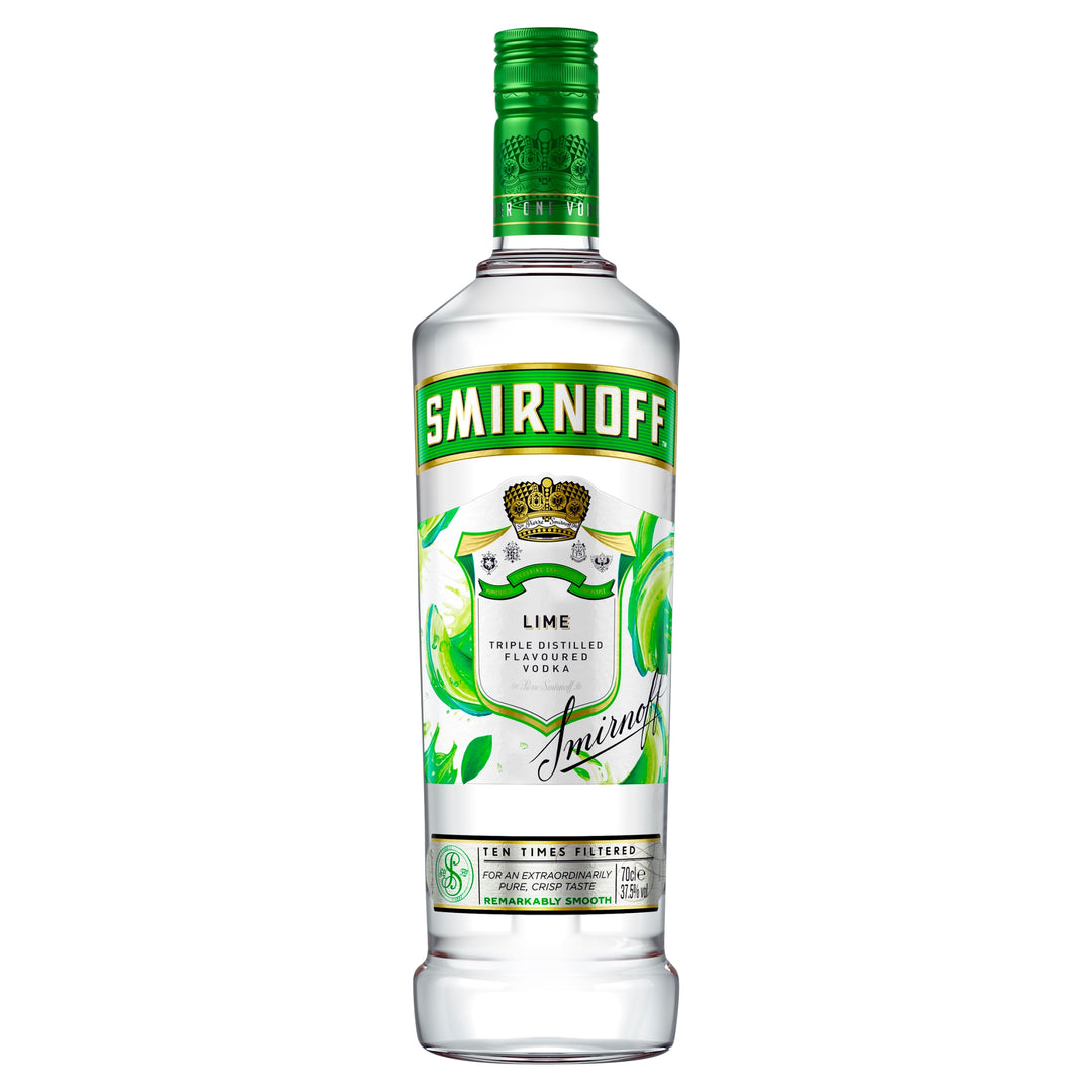 Smirnoff Lime Flavoured Vodka 70cl