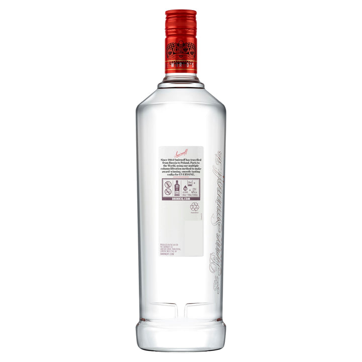 Smirnoff Red Label Vodka 1 Litre - Vodka - Discount My Drinks