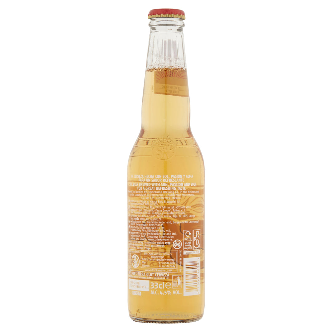 Sol Original Lager Beer 330ml Bottle