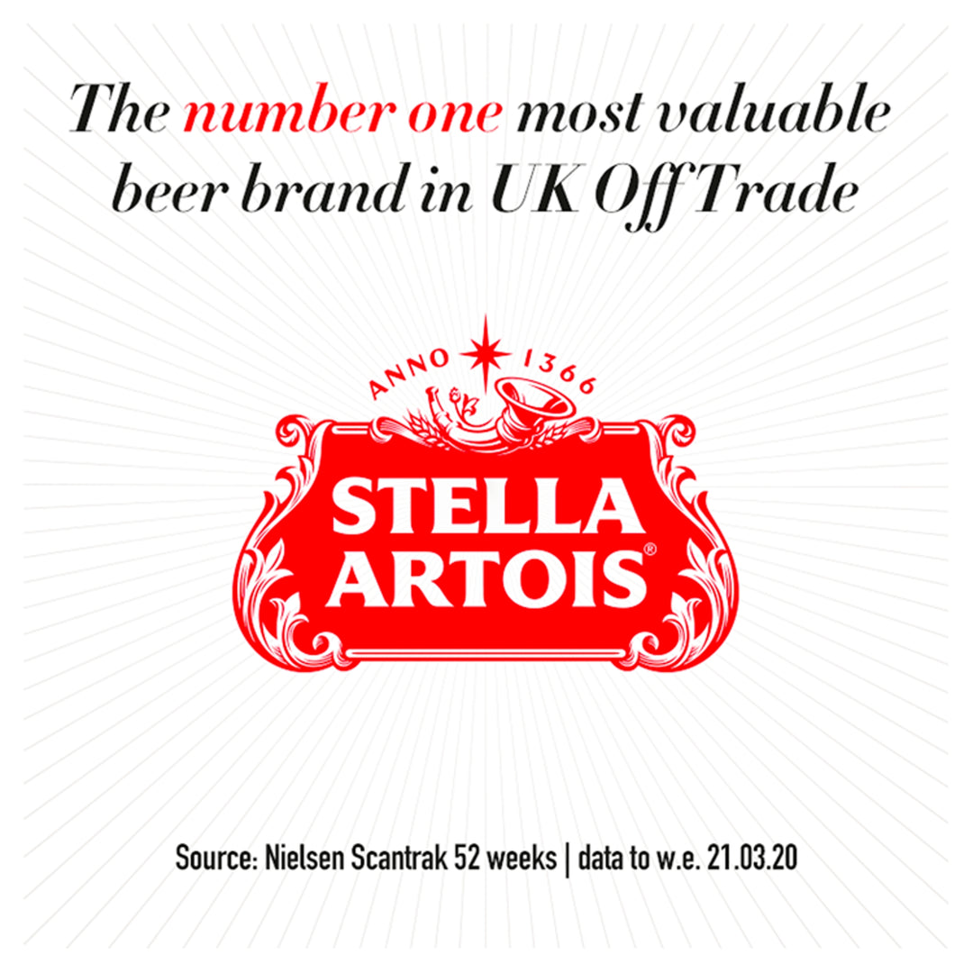 Stella Artois Belgium Premium Lager 24 x 330ml
