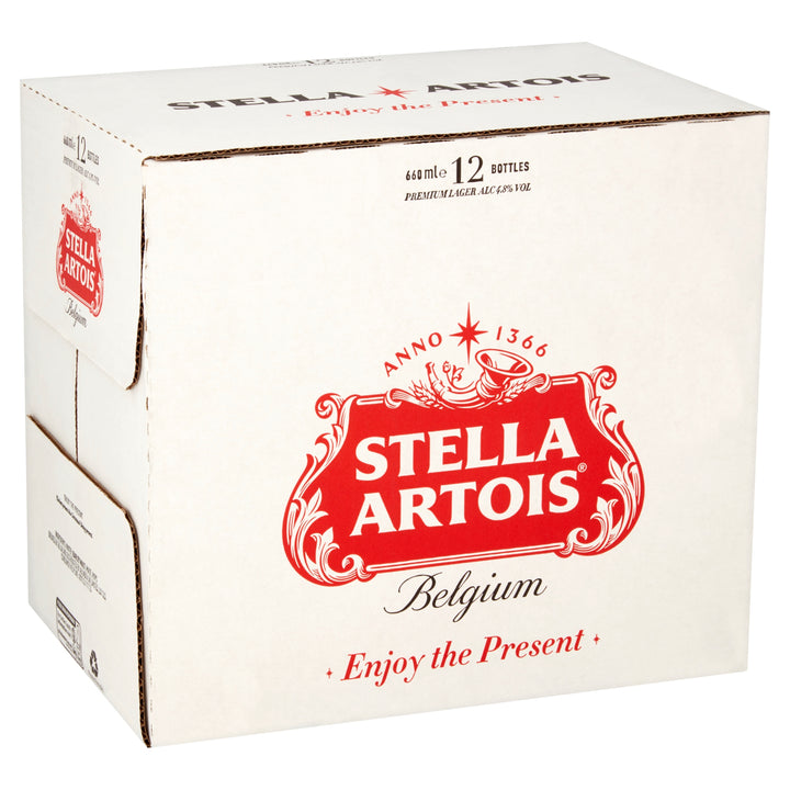 Stella Artois Lager Beer Bottles 12 x 660ml
