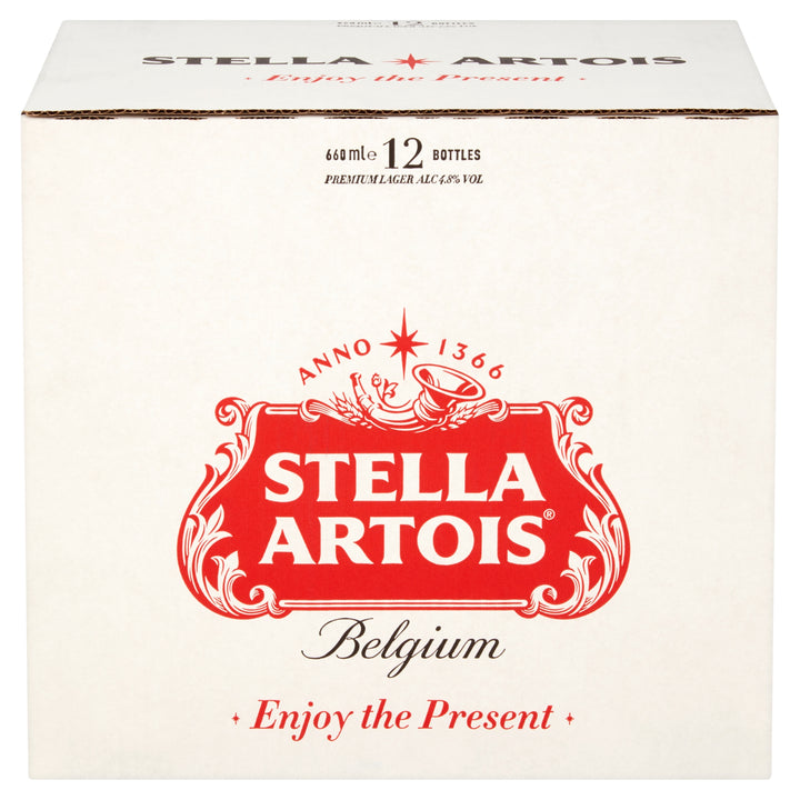 Stella Artois Lager Beer Bottles 12 x 660ml
