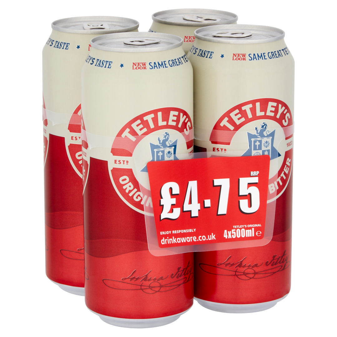 Tetley's Original Bitter Ale Beer 24 x 440ml