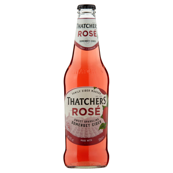 Thatchers Rose Sweet Sparkling Somerset Cider 500ml - Cider - Discount My Drinks
