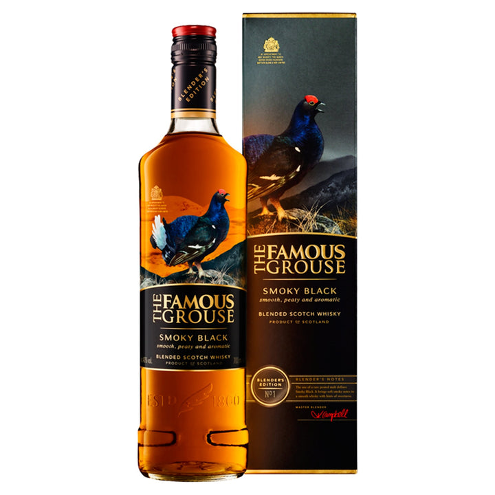 The Famous Grouse Smoky Black Blended Scotch Whisky 700ml - Whisky - Discount My Drinks