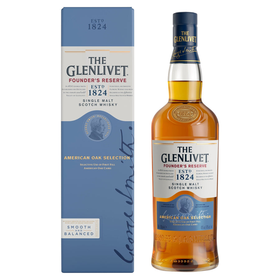 The Glenlivet Founder's Reserve Single Malt Scotch Whisky 70cl - Whisky - Discount My Drinks