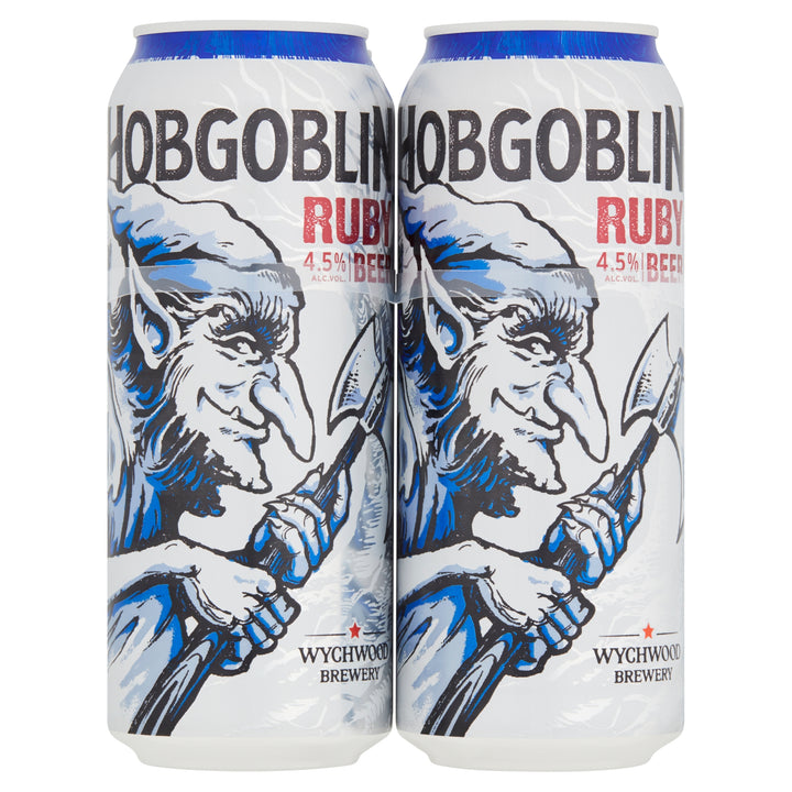 Wychwood Brewery Hobgoblin Ruby Beer Cans 24 x 500ml